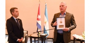Tierra del Fuego reconoció al pueblo cubano por su apoyo en la Cuestión Malvinas