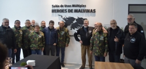 Inauguraron un SUM en Venado Tuerto en homenaje a los "Héroes de Malvinas"