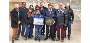 Veteranos de Malvinas de Rada Tilly recibieron un reconocimiento en la Escuela nº 718