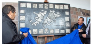 Instalan mural “Malvinas Nos Une» en el CPE
