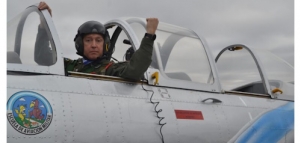 Aero Club 9 de Julio: «Andy», el Soldado que vio el coraje de Malvinas y le despertó vocación por servir en FAA
