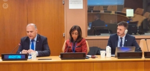 Carmona denunció ante la ONU la presencia de tropas kosovares y pesca ilegal en Malvinas