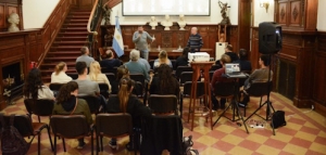 Se realizó en el Concejo una clase audiovisual denominada “Cine argentino y Malvinas”