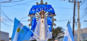Imagen de la Virgen de Luján que estuvo en la Guerra de Malvinas visitará La Rioja