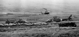 Los helicópteros de asalto del EA en las islas