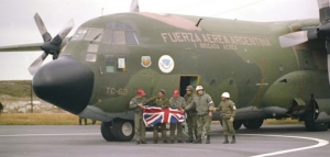 Las acciones aéreas del lunes 01 de junio de 1982. El derribo del Hércules C-130H TC-63