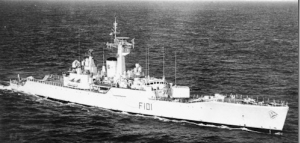 El HMS Yarmouth en el Conflicto Malvinas